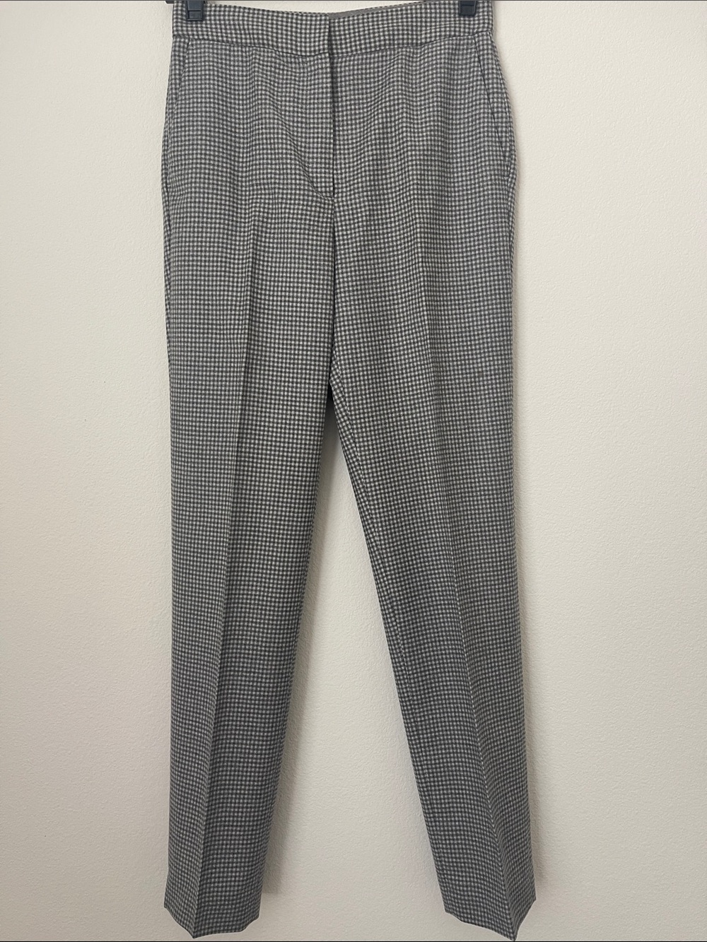 Massimo Dutti Gray Plaid Dress Pants - Women size 2